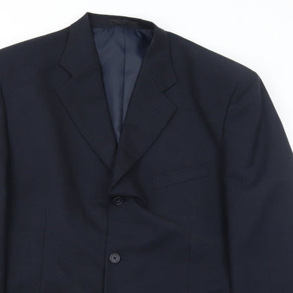 Mens UK Size 42 Savatini Regular Blue Suit Jacket