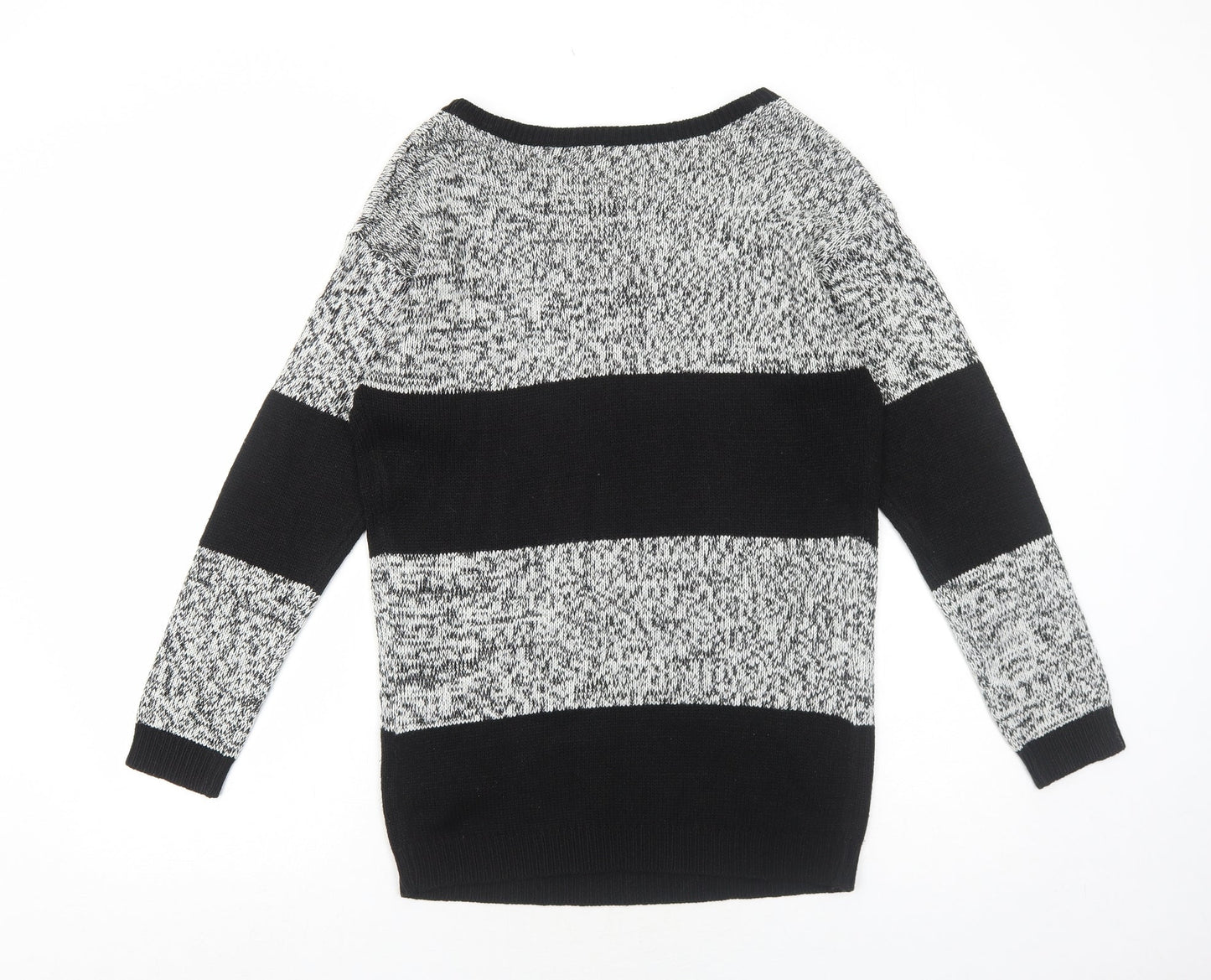 Womens UK Size XS H&M Black Pullover Jumper