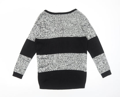 Womens UK Size XS H&M Black Pullover Jumper
