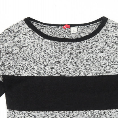 Womens UK Size XS H&M Black Pullover Jumper