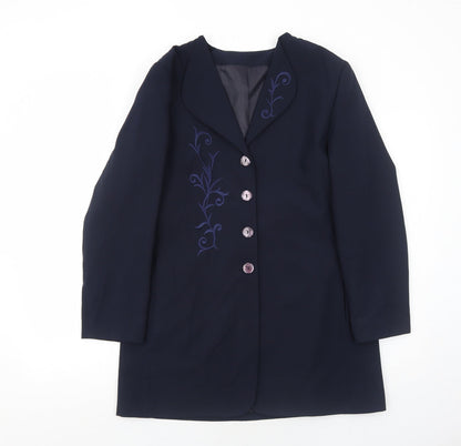 Womens UK Size 12 Fashion Extra Blue Jacket