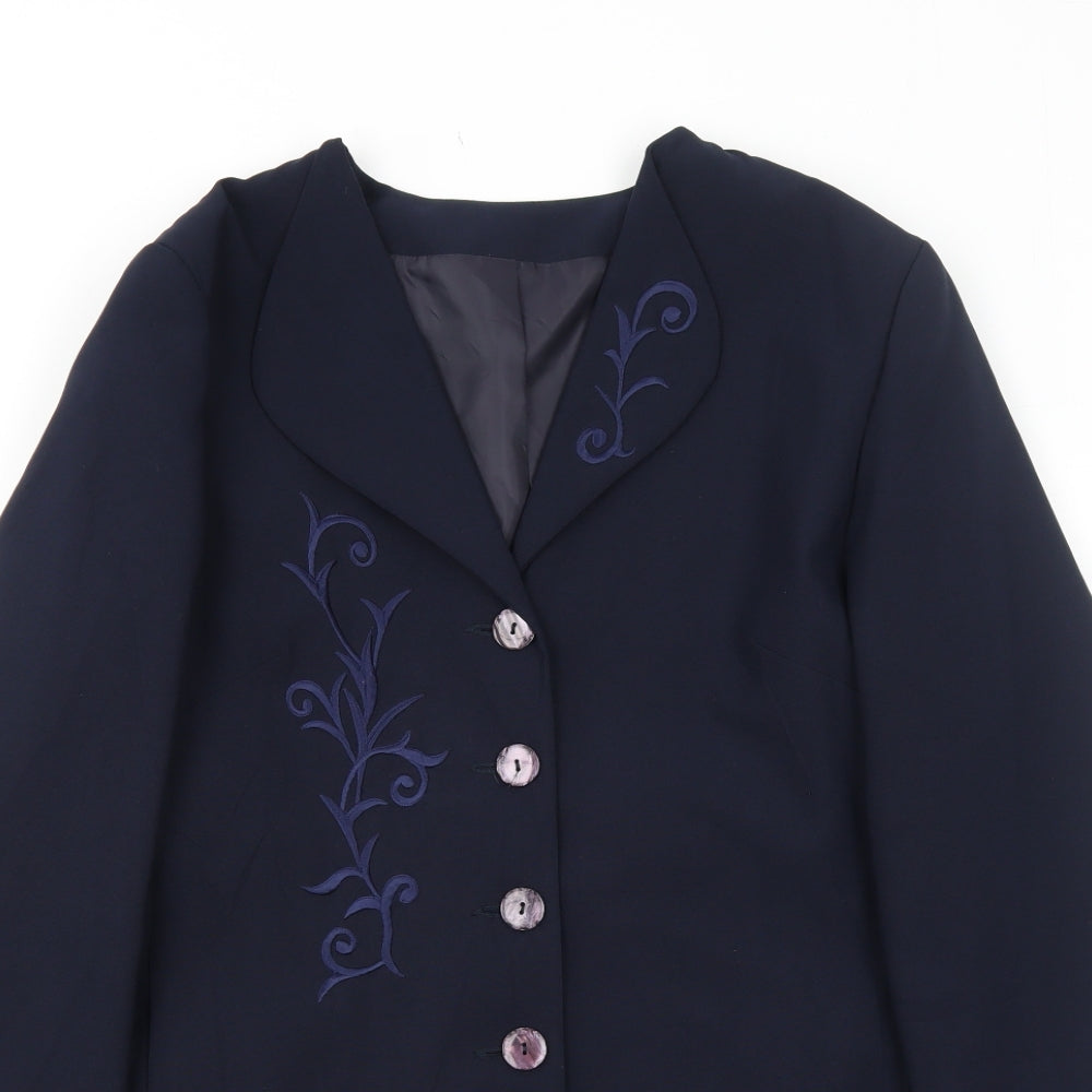 Womens UK Size 12 Fashion Extra Blue Jacket