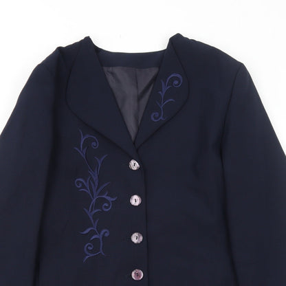 Womens UK Size 12 Fashion Extra Blue Jacket