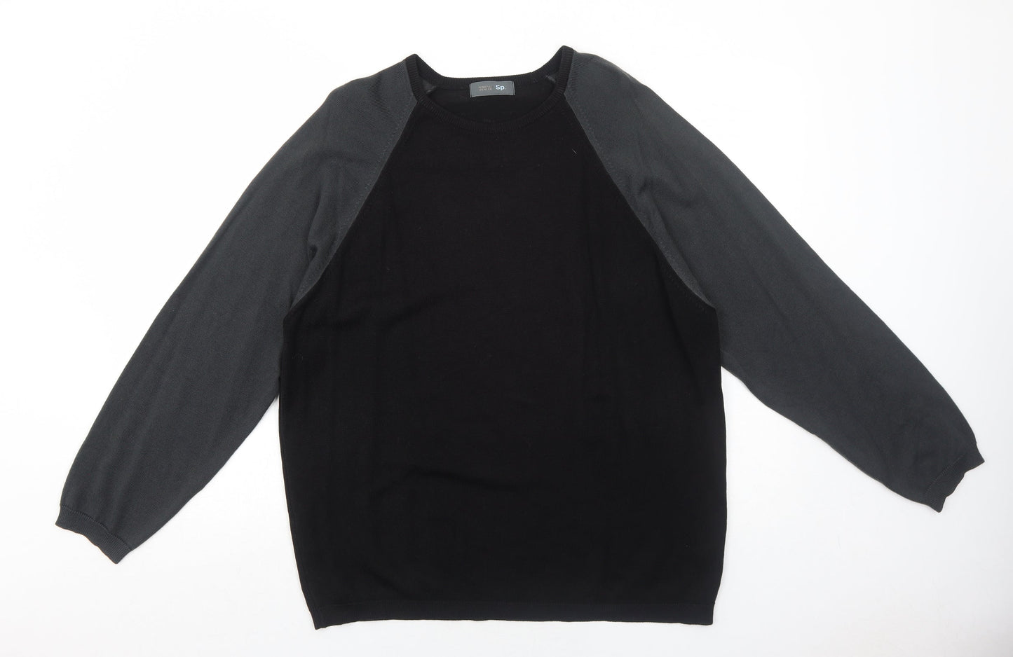 Womens UK Size L Marks and Spencer Black Pullover Jumper