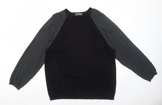 Womens UK Size L Marks and Spencer Black Pullover Jumper