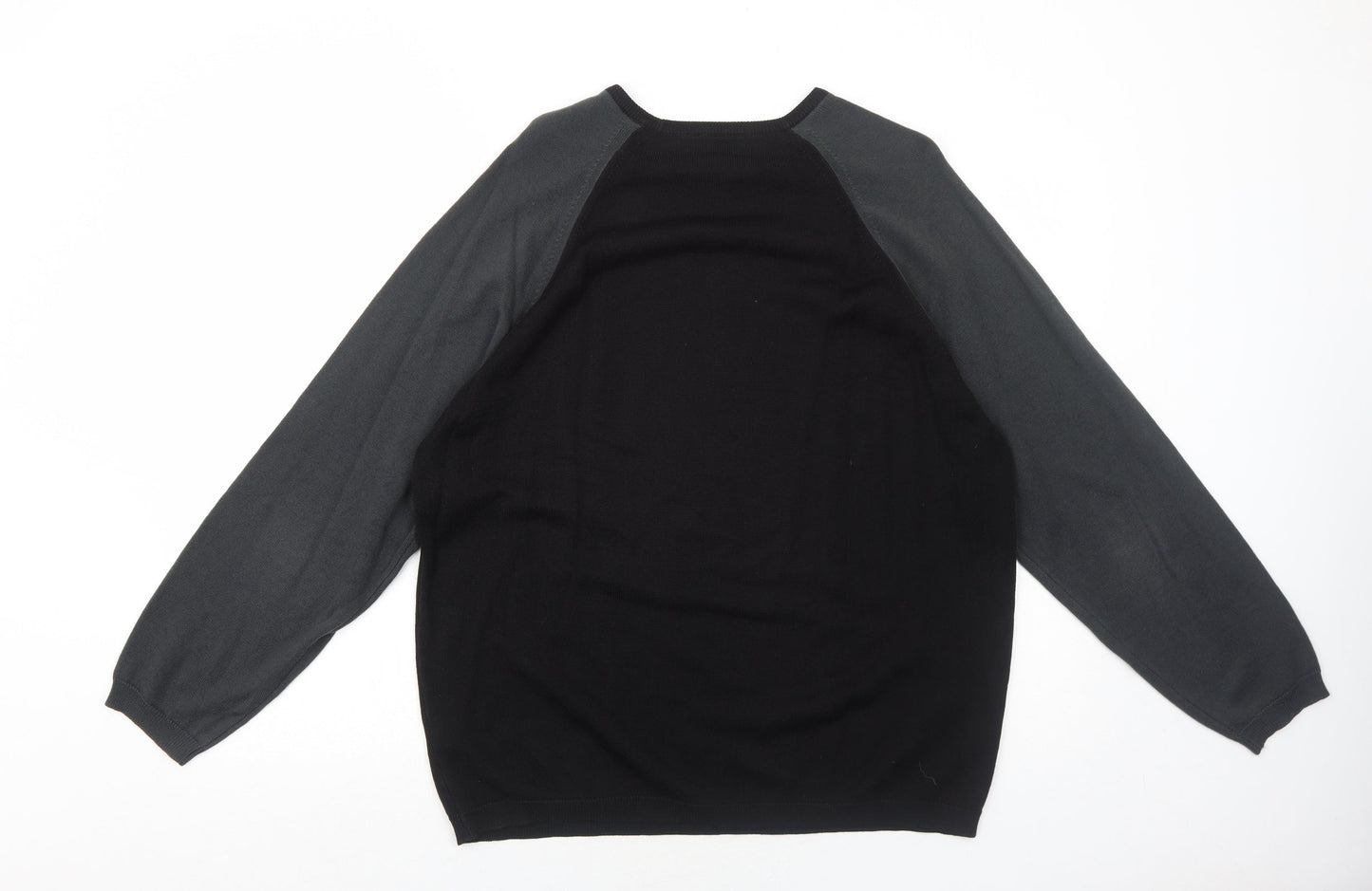 Womens UK Size L Marks and Spencer Black Pullover Jumper