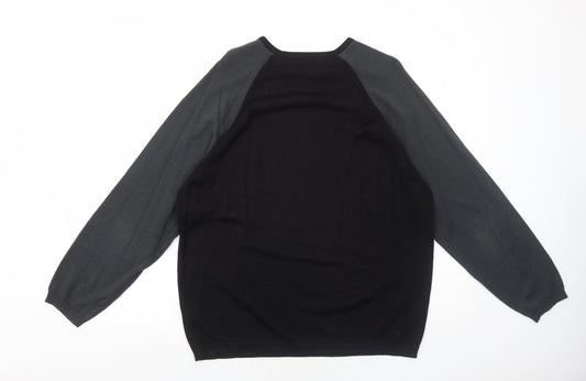 Womens UK Size L Marks and Spencer Black Pullover Jumper