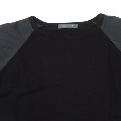 Womens UK Size L Marks and Spencer Black Pullover Jumper