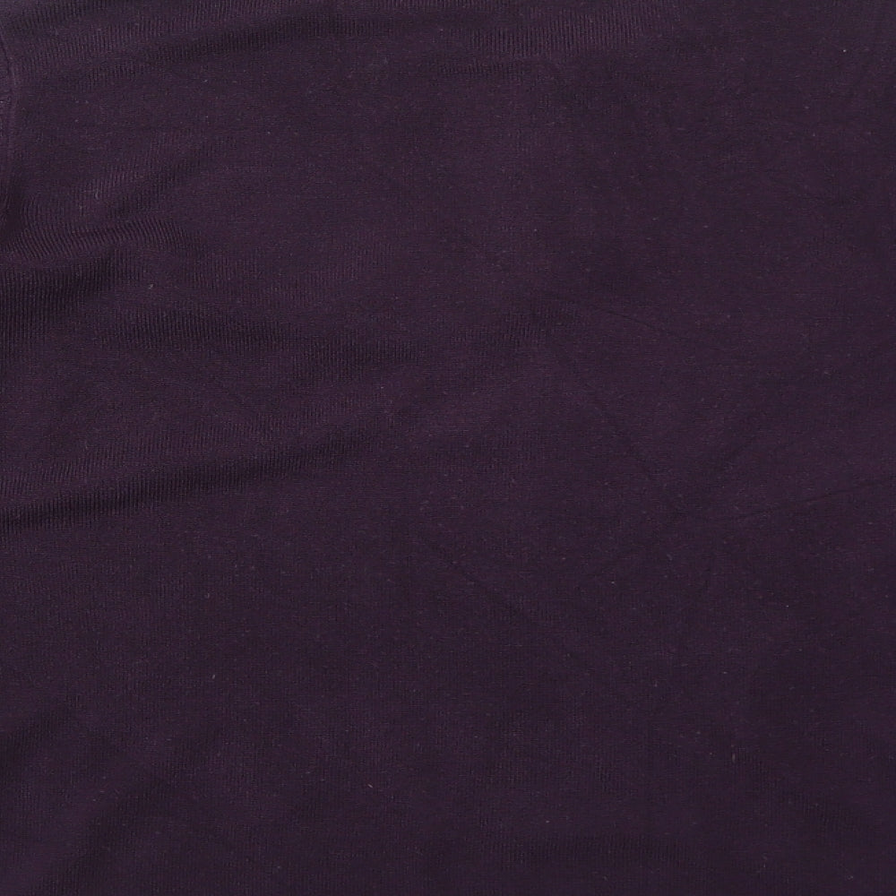 Wilkies Womens Purple Collared Acrylic Pullover Jumper Size 18 - Size 18-20