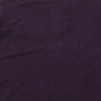 Wilkies Womens Purple Collared Acrylic Pullover Jumper Size 18 - Size 18-20