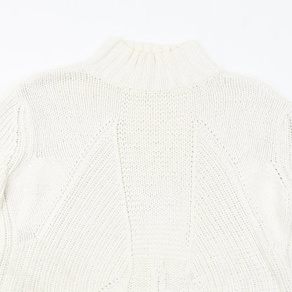 Womens UK Size 10 Principles White Pullover Jumper