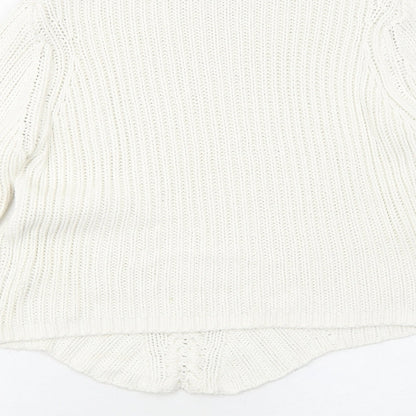 Womens UK Size 10 Principles White Pullover Jumper