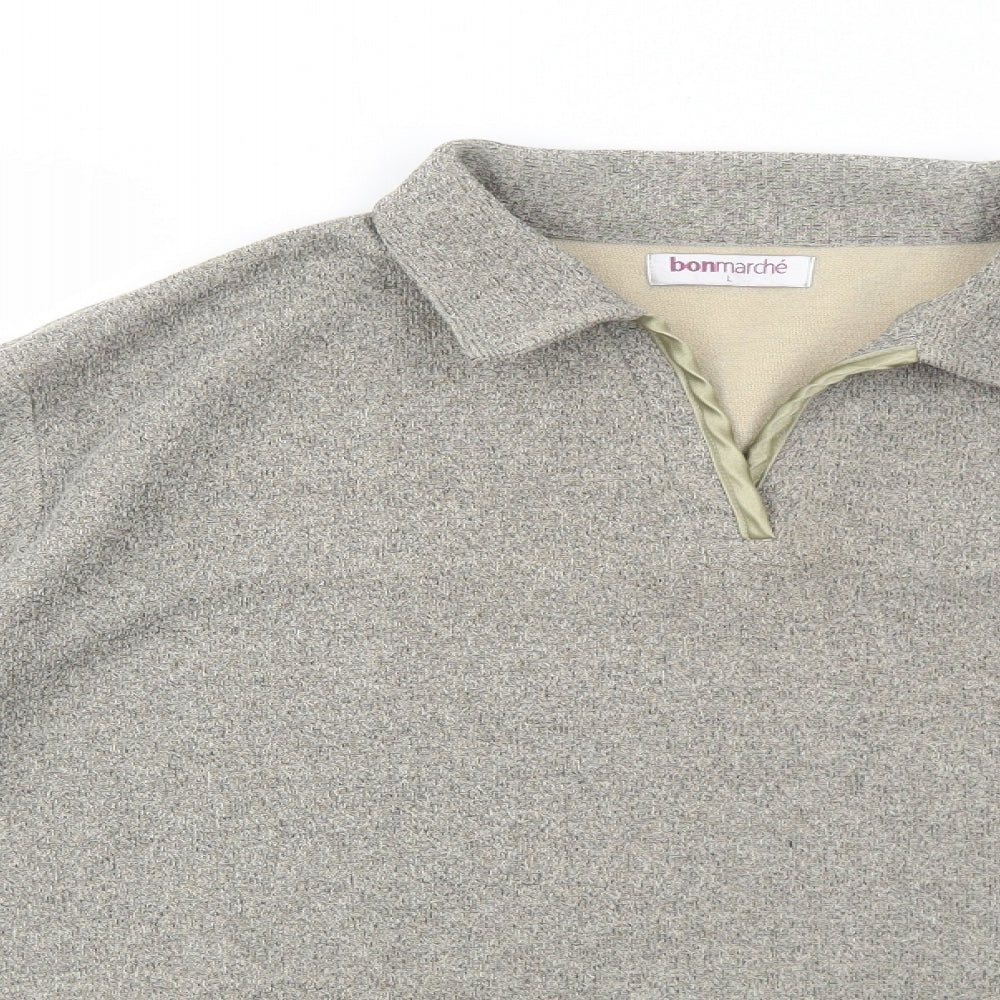 Womens UK Size L Bonmarché Brown Pullover Jumper
