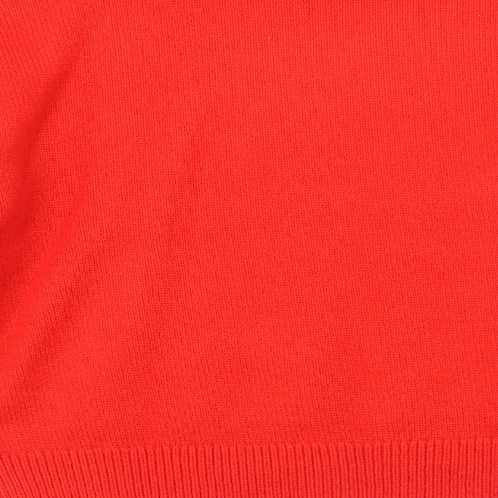 Womens UK Size M H&M Red Pullover Jumper