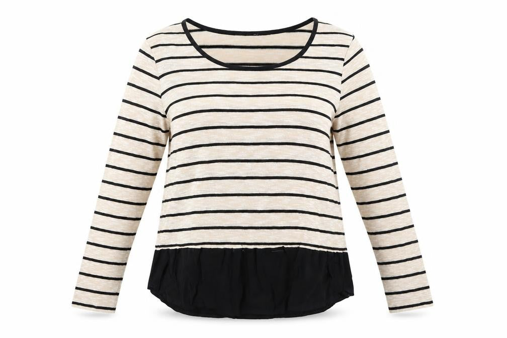 Womens UK Size 10 M&Co Beige Pullover Jumper