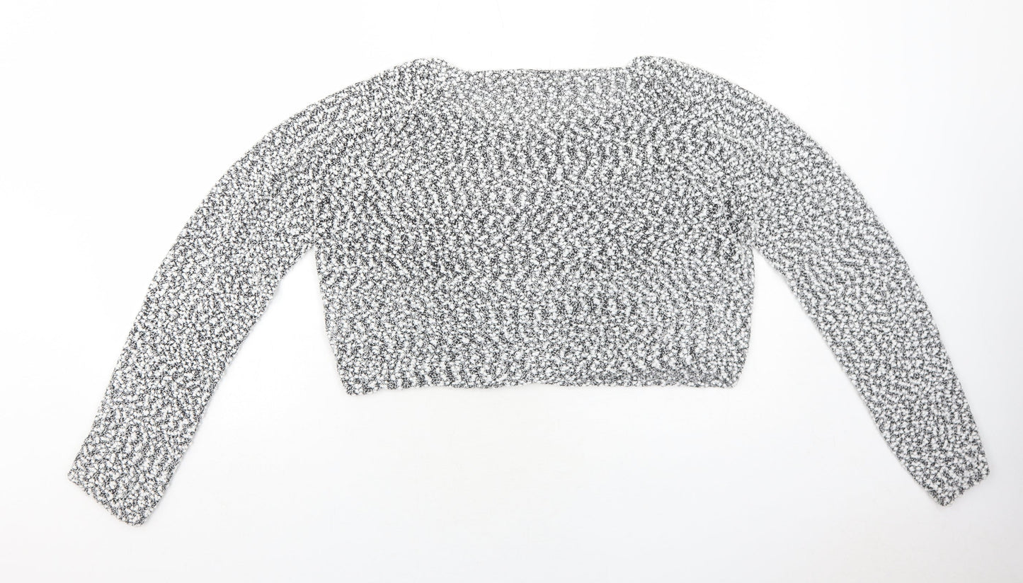 Womens UK Size L H&M White Pullover Jumper