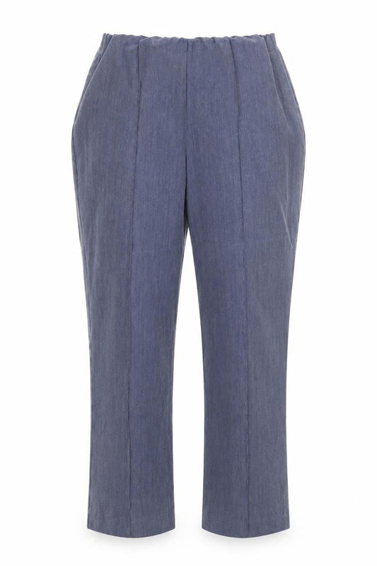 Bonmarché Womens Blue Polyester Trousers Size 12 Regular
