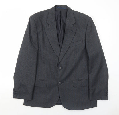 Mens UK Size 38 Greenwoods Regular Grey Suit Jacket