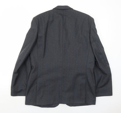 Mens UK Size 38 Greenwoods Regular Grey Suit Jacket
