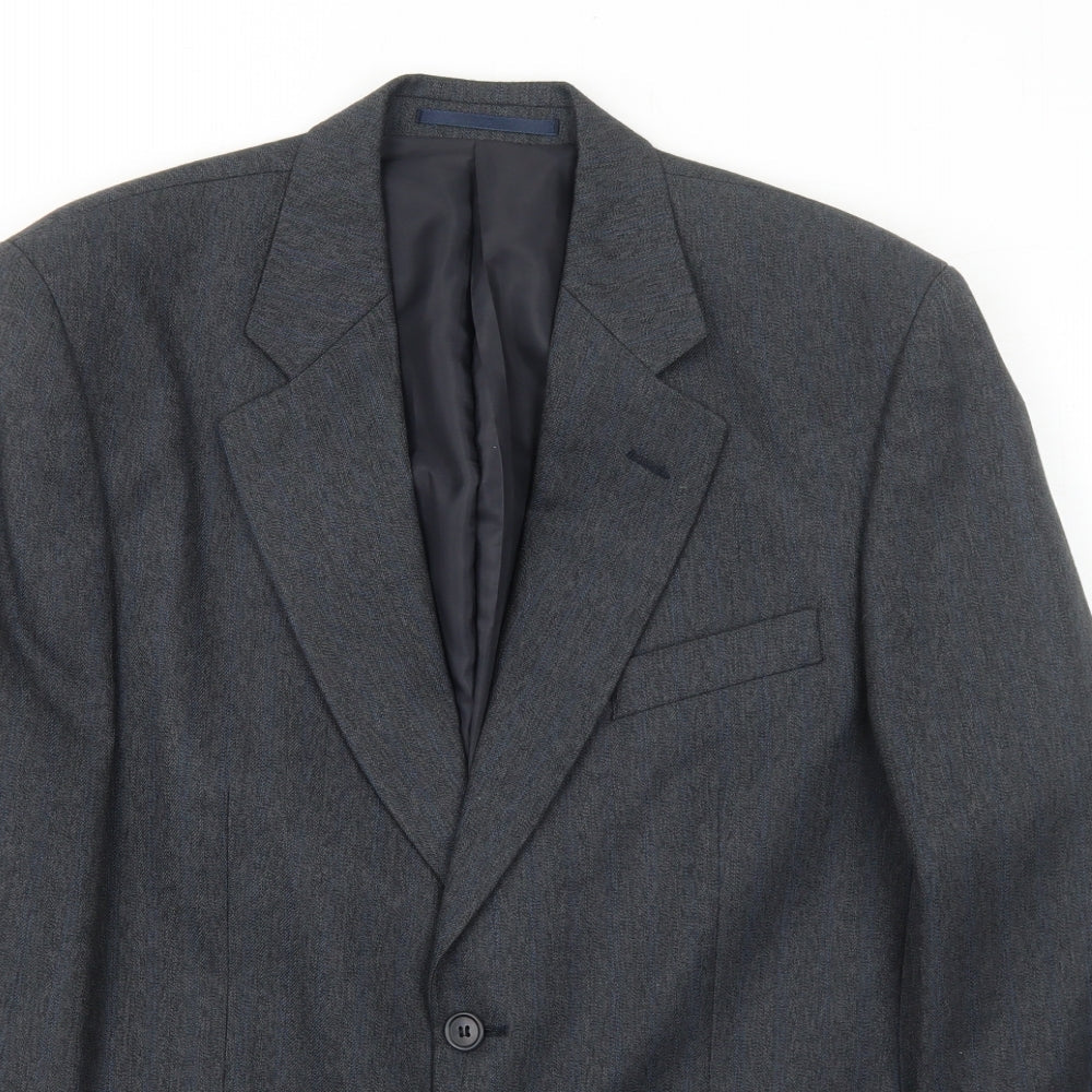 Mens UK Size 38 Greenwoods Regular Grey Suit Jacket