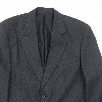 Mens UK Size 38 Greenwoods Regular Grey Suit Jacket