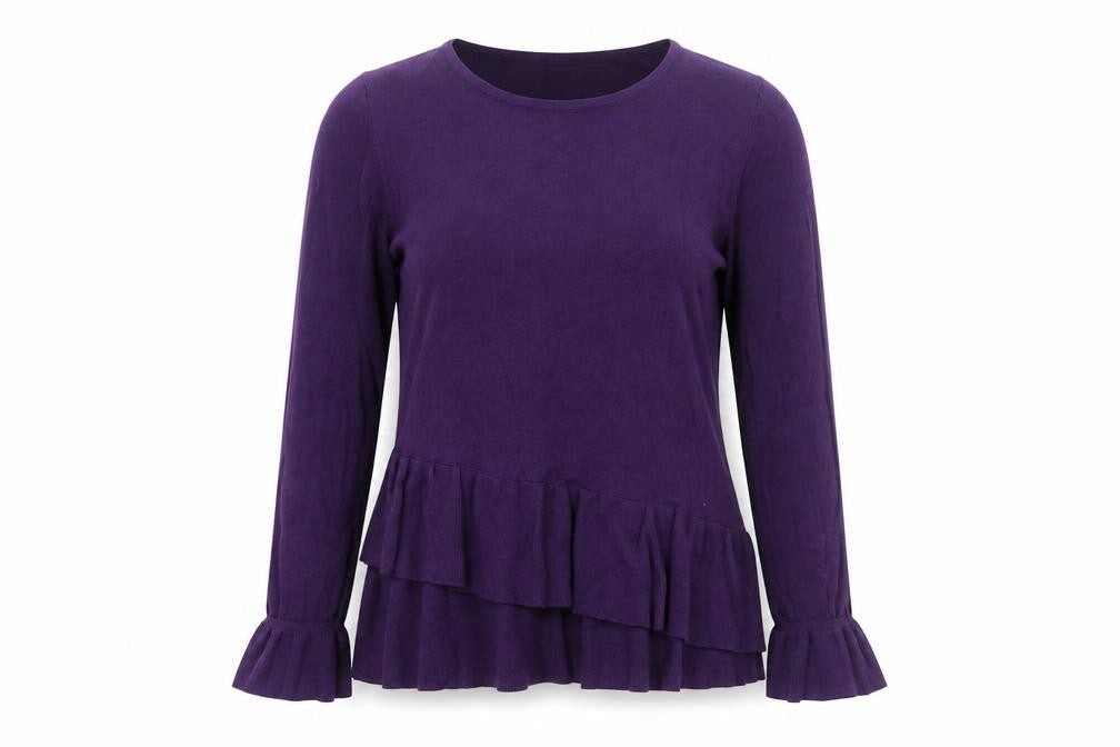 Womens UK Size 12 Wallis Purple Pullover Jumper