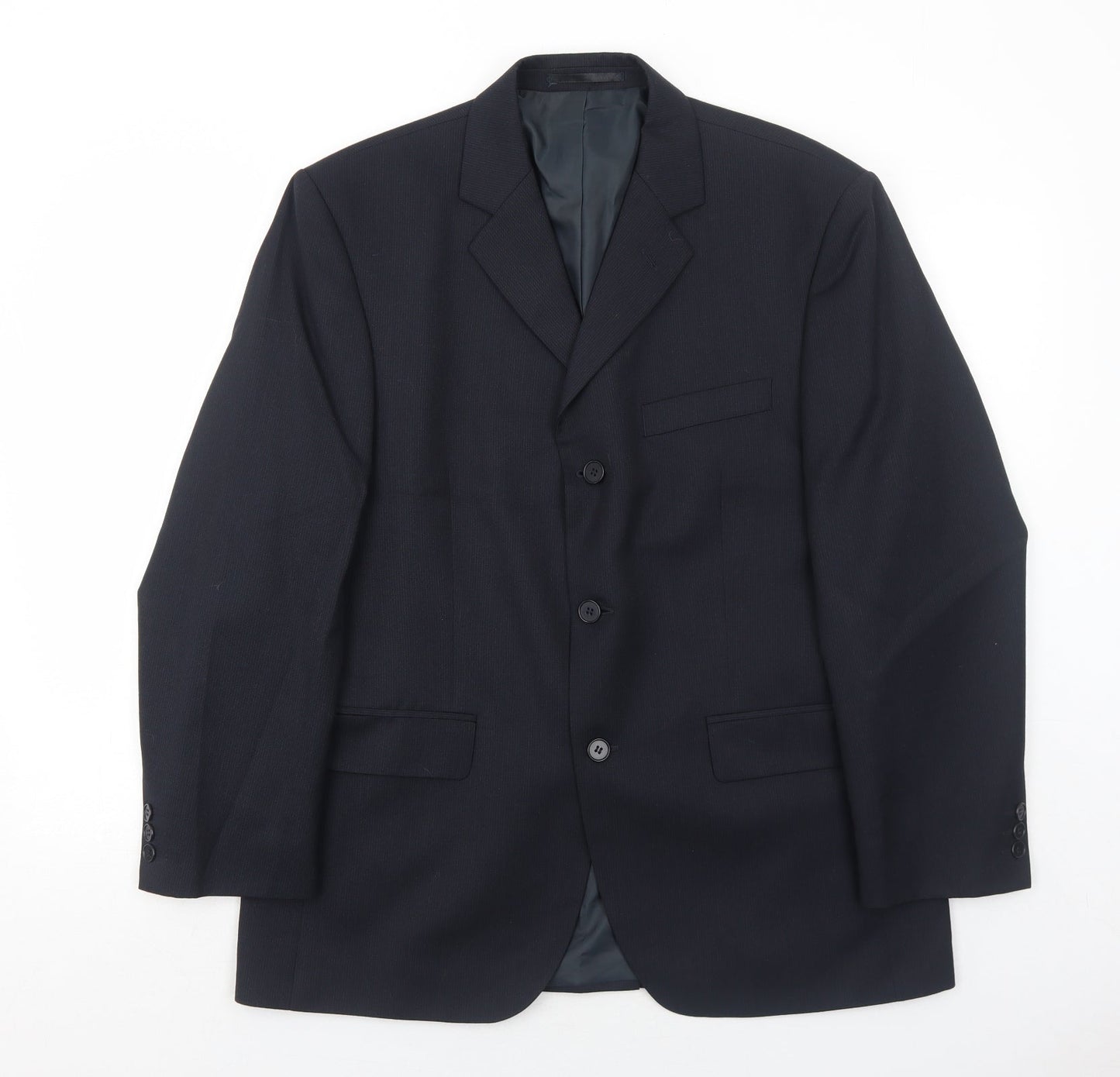 Mens UK Size 40 Burton Regular Blue Suit Jacket