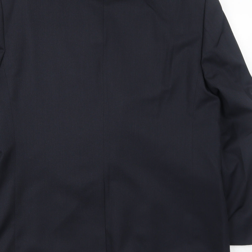 Mens UK Size 40 Burton Regular Blue Suit Jacket
