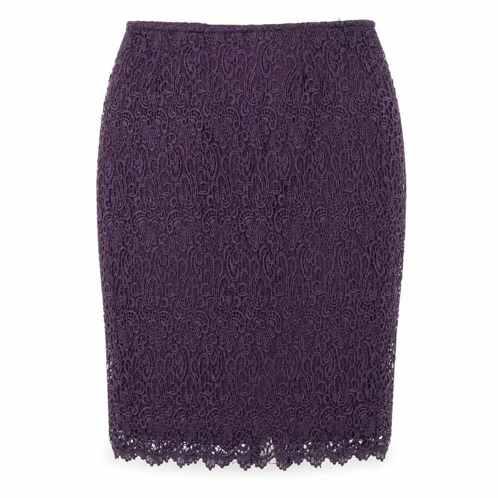Womens UK Size 6 La Redoute Straight & Pencil Lace Skirt
