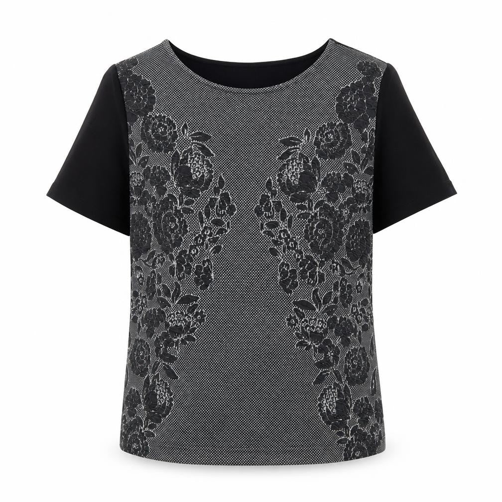 Womens UK Size 8 NEXT Black Basic T-Shirt