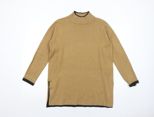 Womens UK Size 10 Topshop Beige Pullover Jumper