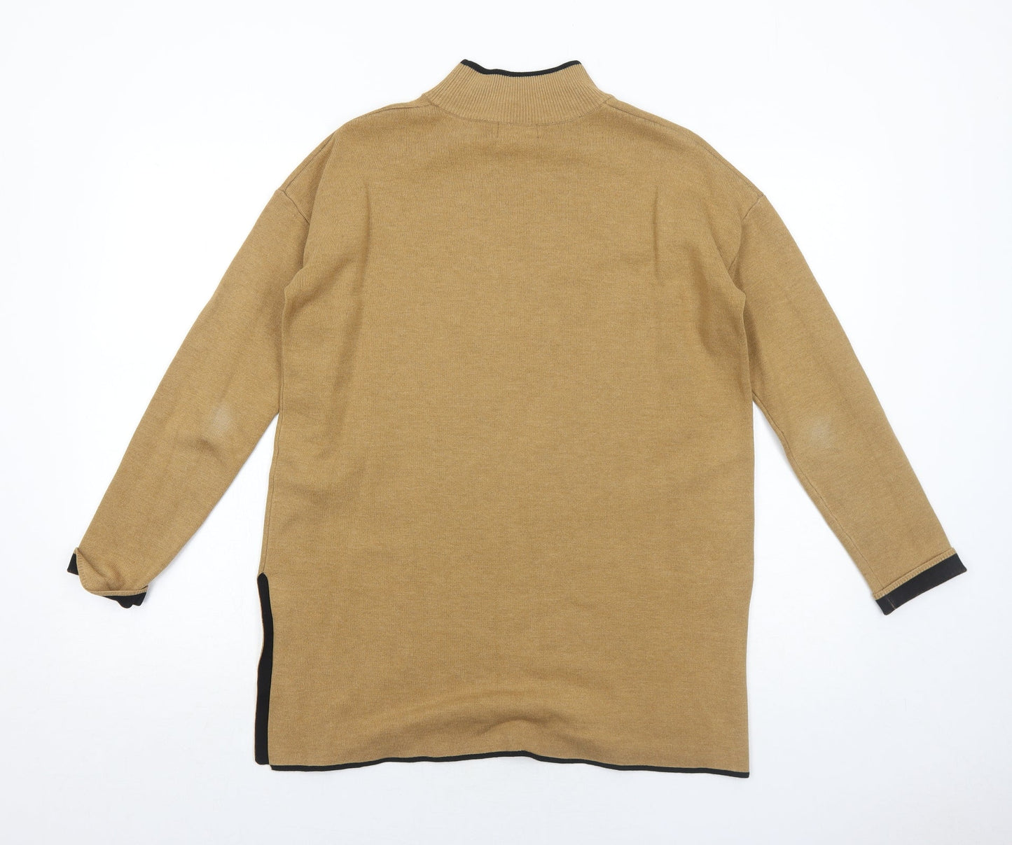 Womens UK Size 10 Topshop Beige Pullover Jumper