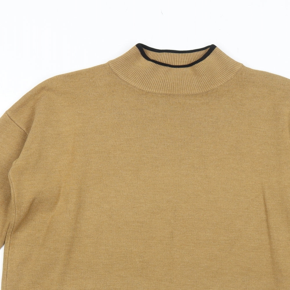 Womens UK Size 10 Topshop Beige Pullover Jumper