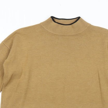 Womens UK Size 10 Topshop Beige Pullover Jumper