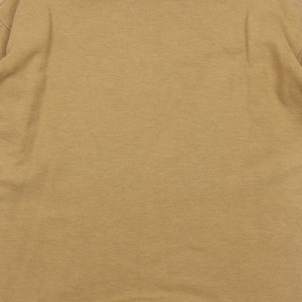 Womens UK Size 10 Topshop Beige Pullover Jumper