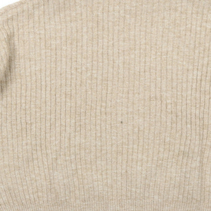 Womens UK Size XS H&M Beige Pullover Jumper