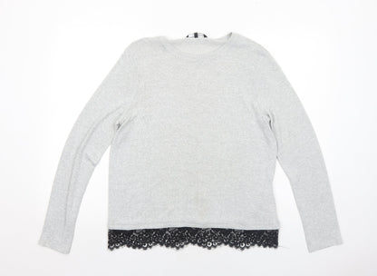 Womens UK Size L VERO MODA Grey Pullover Jumper