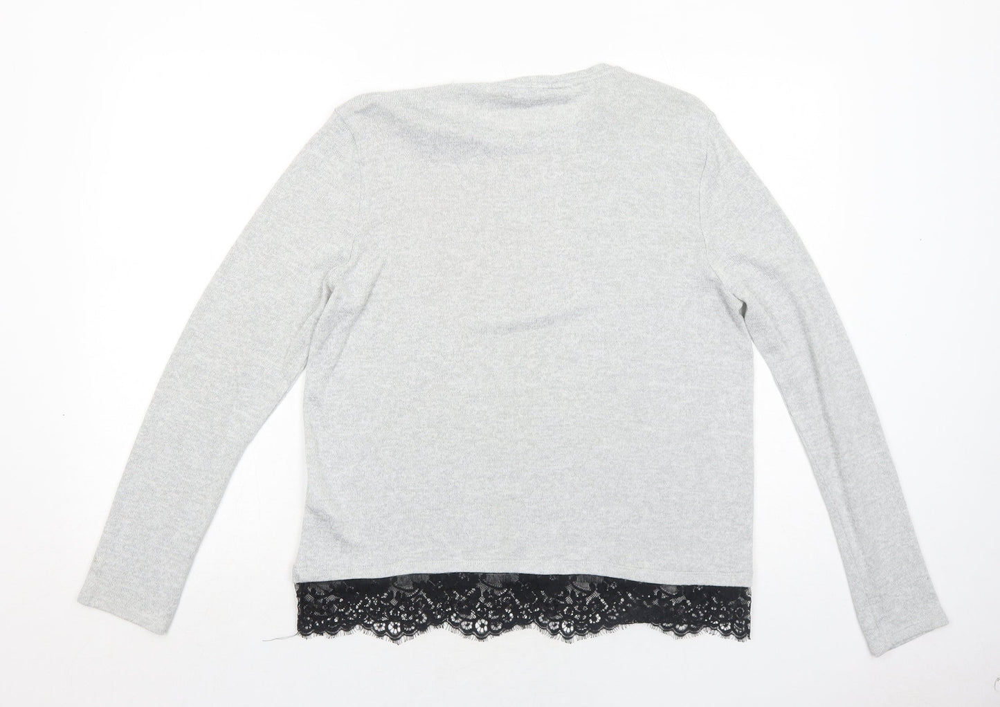 Womens UK Size L VERO MODA Grey Pullover Jumper