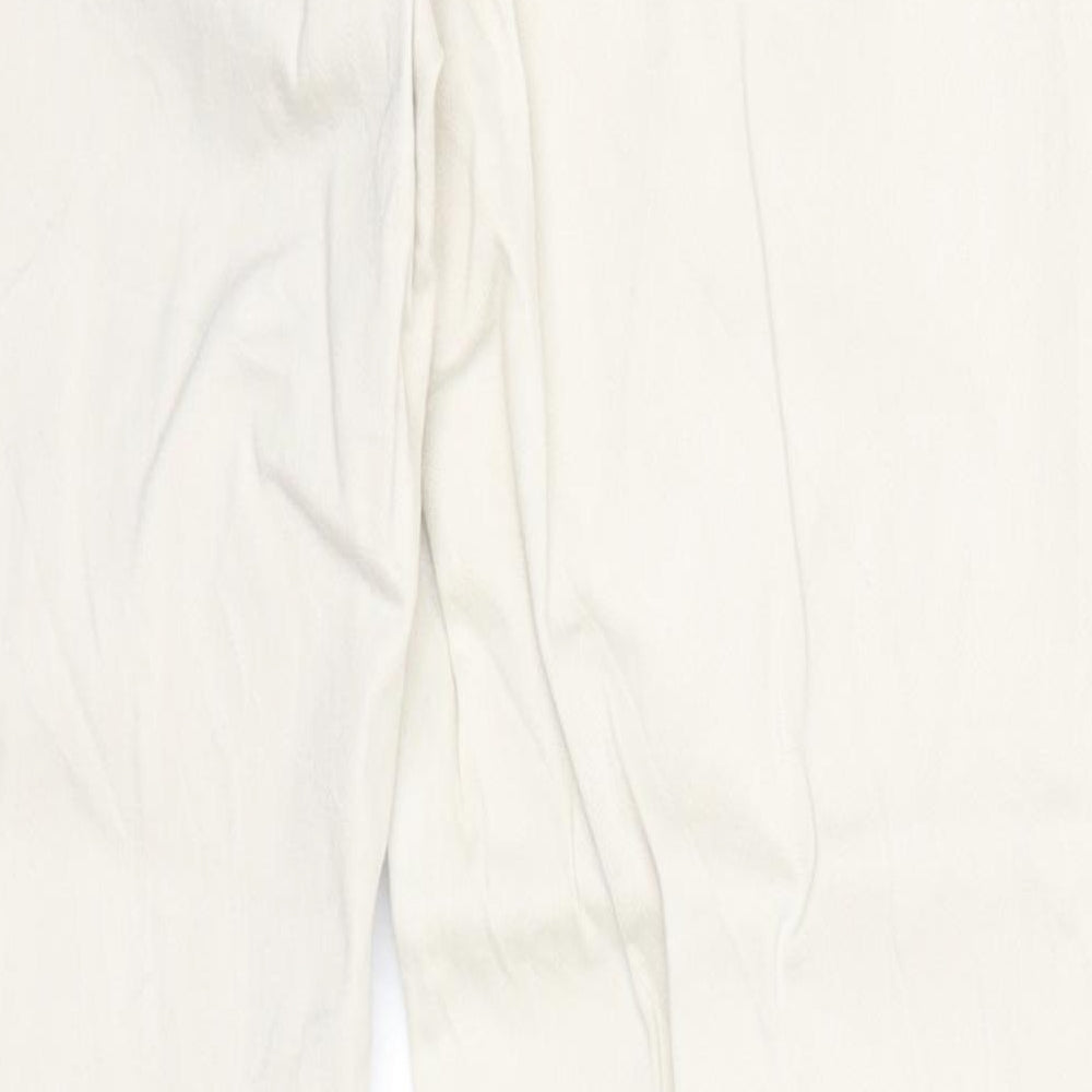 Womens UK Size 8 Blue Motion Regular Fit  Beige Trousers
