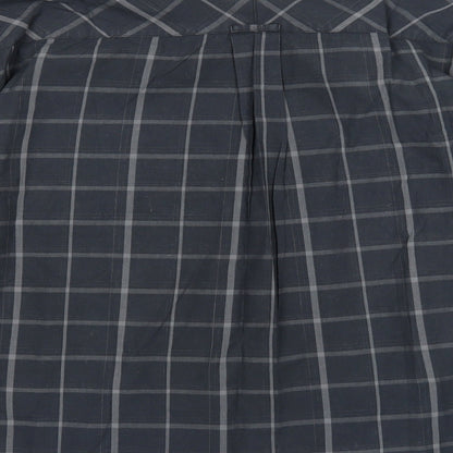 Mens UK Size L Cohesion Grey  Button-Up Long Sleeve Casual Shirt