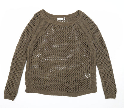 Womens UK Size 10 New Look Green Pullover Jumper