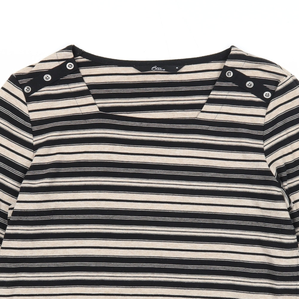 Womens UK Size M Bonmarché Black Pullover Jumper