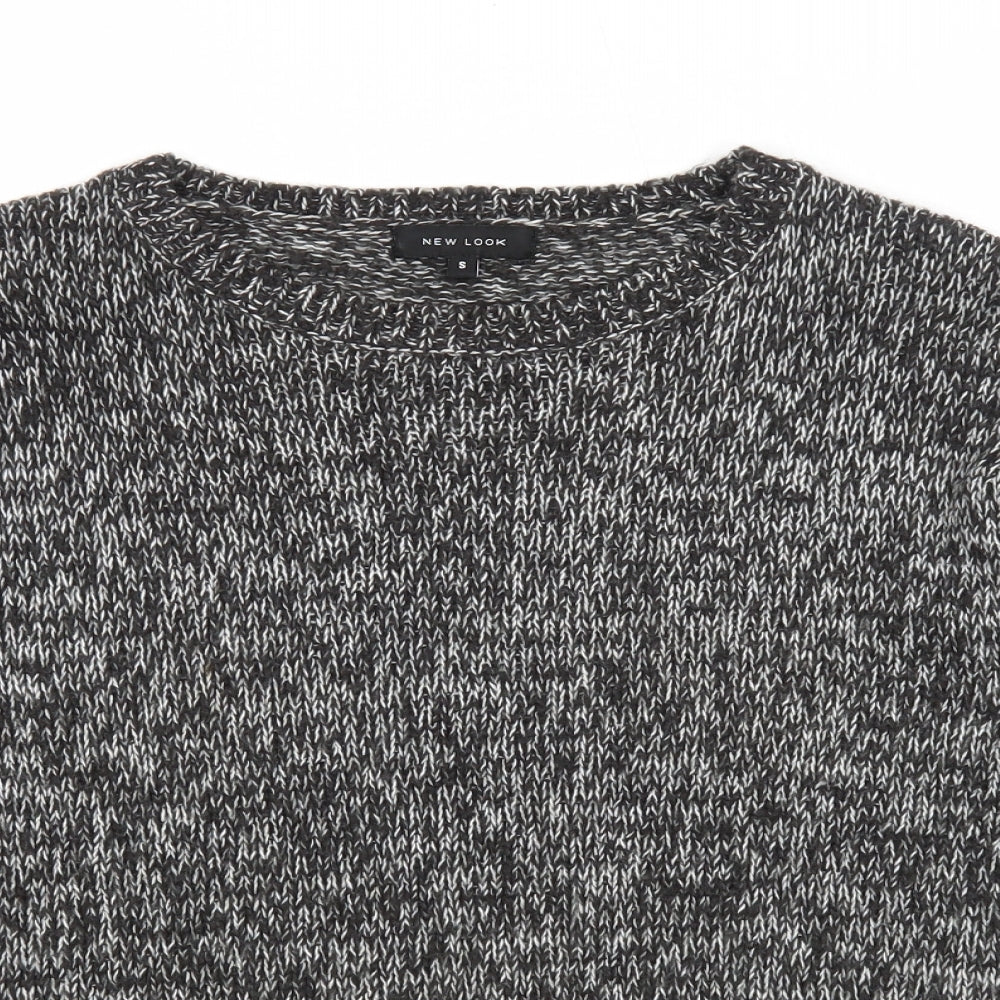 Womens UK Size S New Look Black Pullover Jumper
