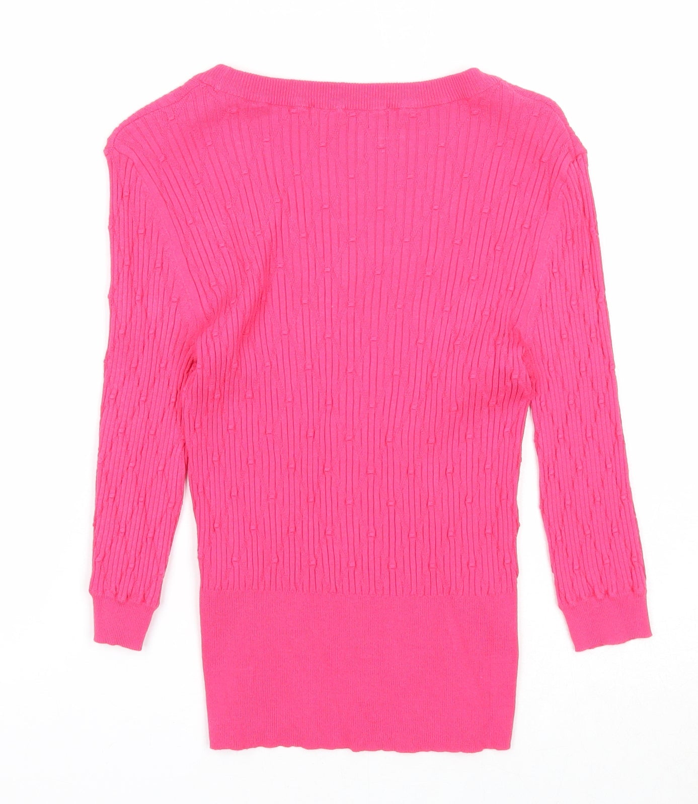 Womens UK Size 8 Marks and Spencer Pink Pullover Jumper