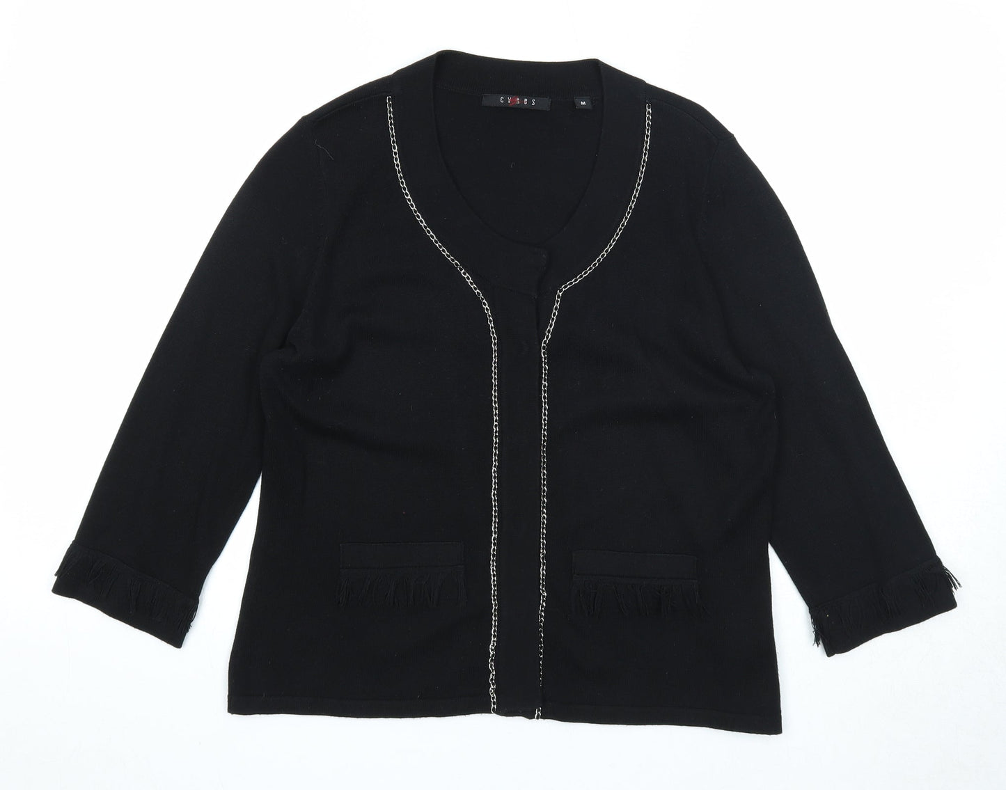 Womens UK Size M Cyrus Black Pullover Jumper