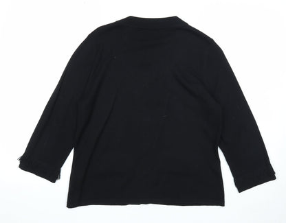 Womens UK Size M Cyrus Black Pullover Jumper