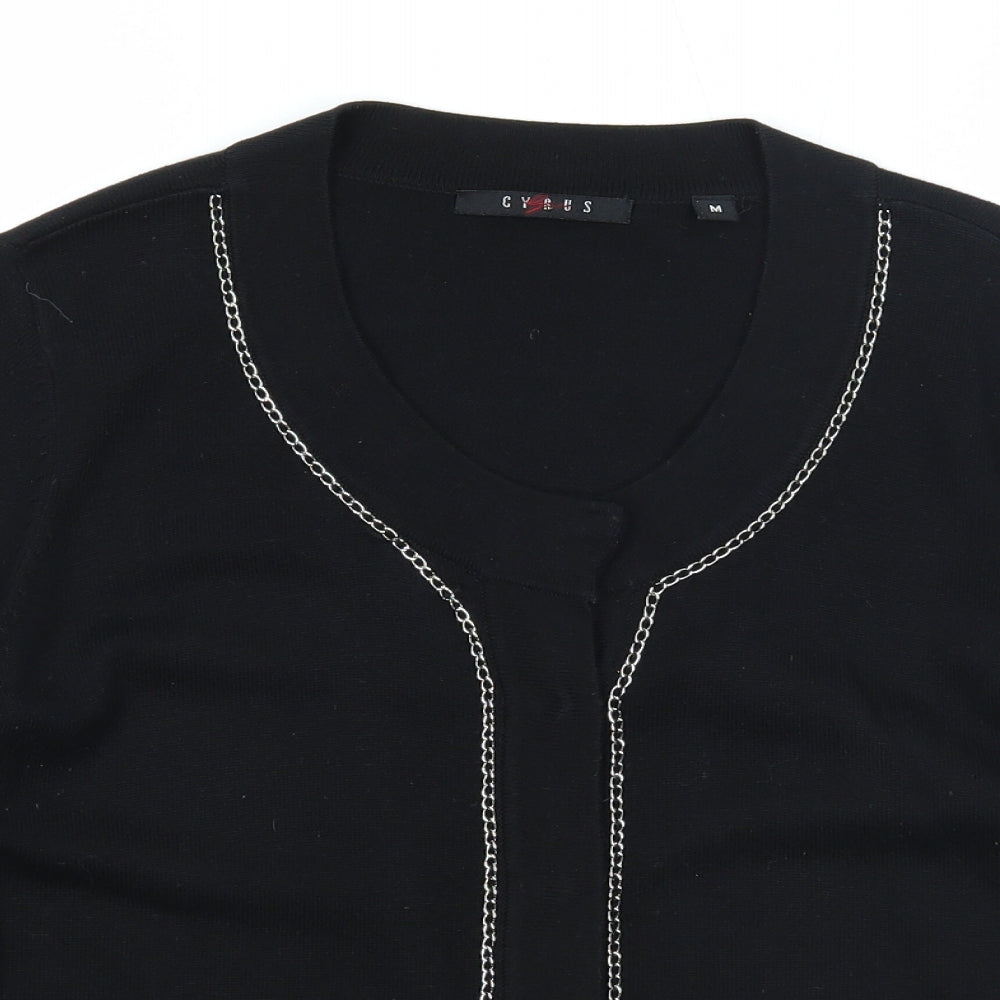 Womens UK Size M Cyrus Black Pullover Jumper