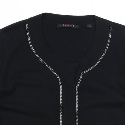 Womens UK Size M Cyrus Black Pullover Jumper