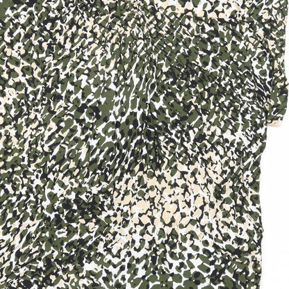 Womens UK Size 10 Dorothy Perkins Green Basic Blouse