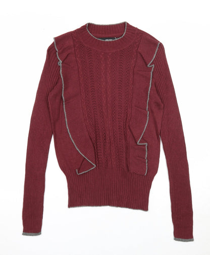 Womens UK Size S VERO MODA Purple Pullover Jumper